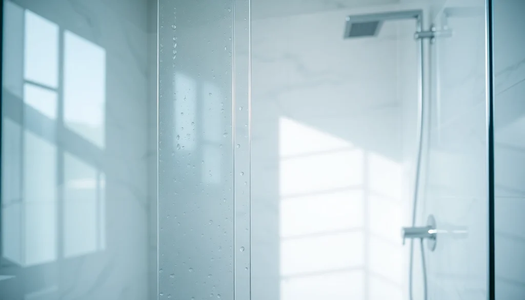 Meticulously crafted paroi de douche in a modern bathroom design, showcasing elegance and functionality.