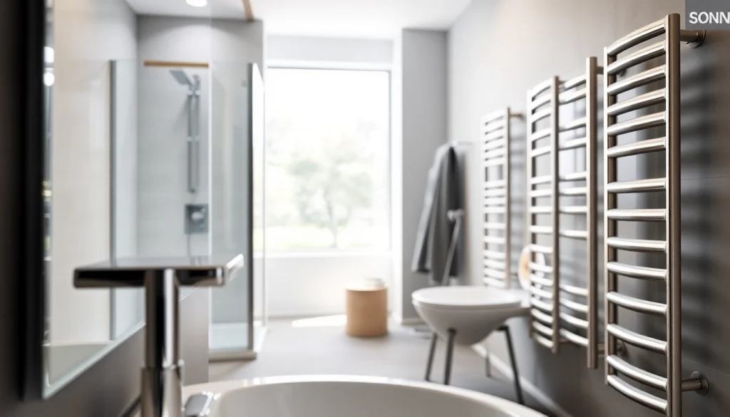 Gestalten Sie Ihr Badezimmer mit Sonni sanitär Produkten für ein modernes Ambiente.