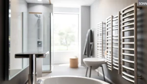 Gestalten Sie Ihr Badezimmer mit Sonni sanitär Produkten für ein modernes Ambiente.