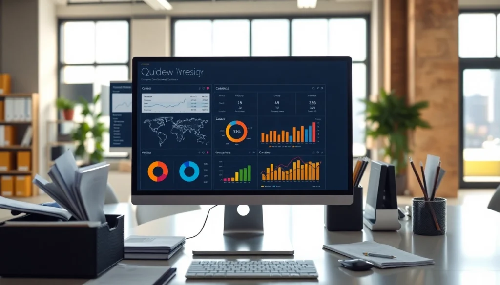 Streamlined interface of order processing software showcasing analytics and user-friendly design.