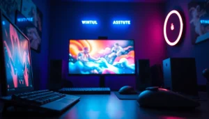 Menyajikan bensu4d alternatif game dalam suasana gaming modern dan energik dengan peralatan canggih.