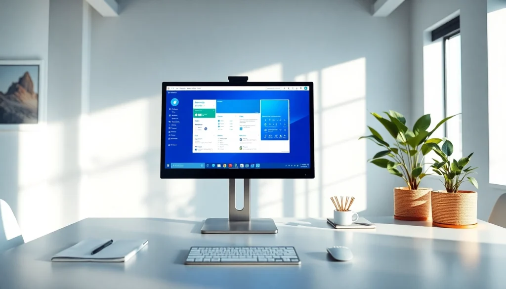 WPS下载 interface showcased in a modern, well-lit workspace.