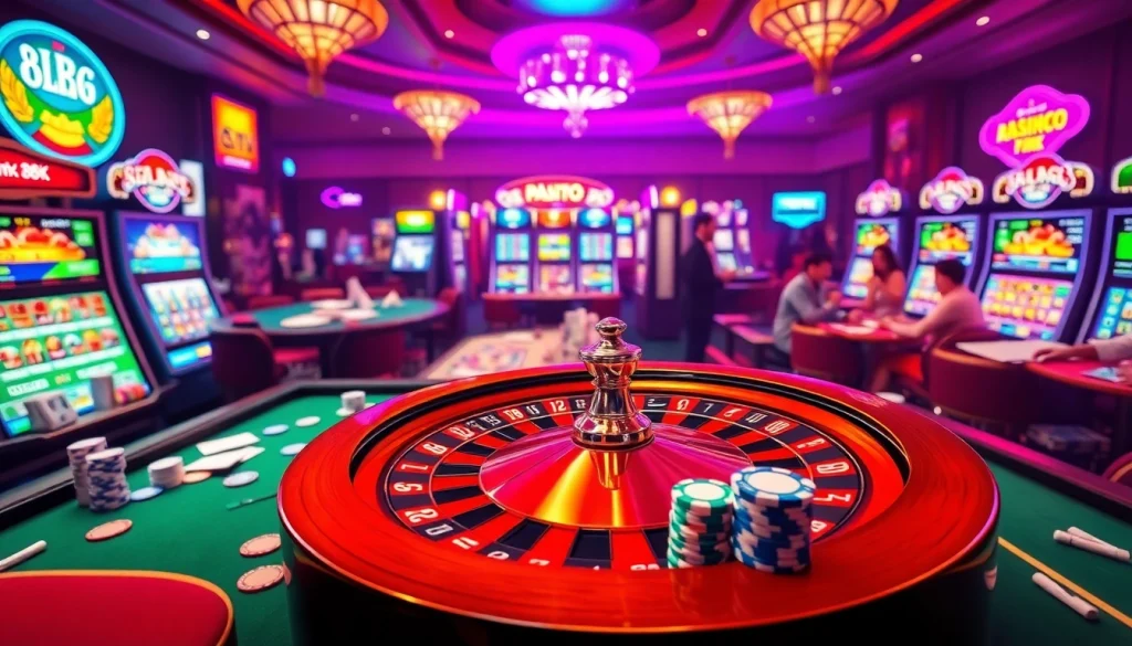 Khela88 bangladesh offers an exciting online casino atmosphere filled with colorful slots, poker chips, and roulette.