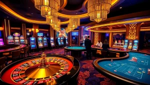 Experience the thrill of gambling with MM88 LINK at a luxurious casino table filled with excitement.