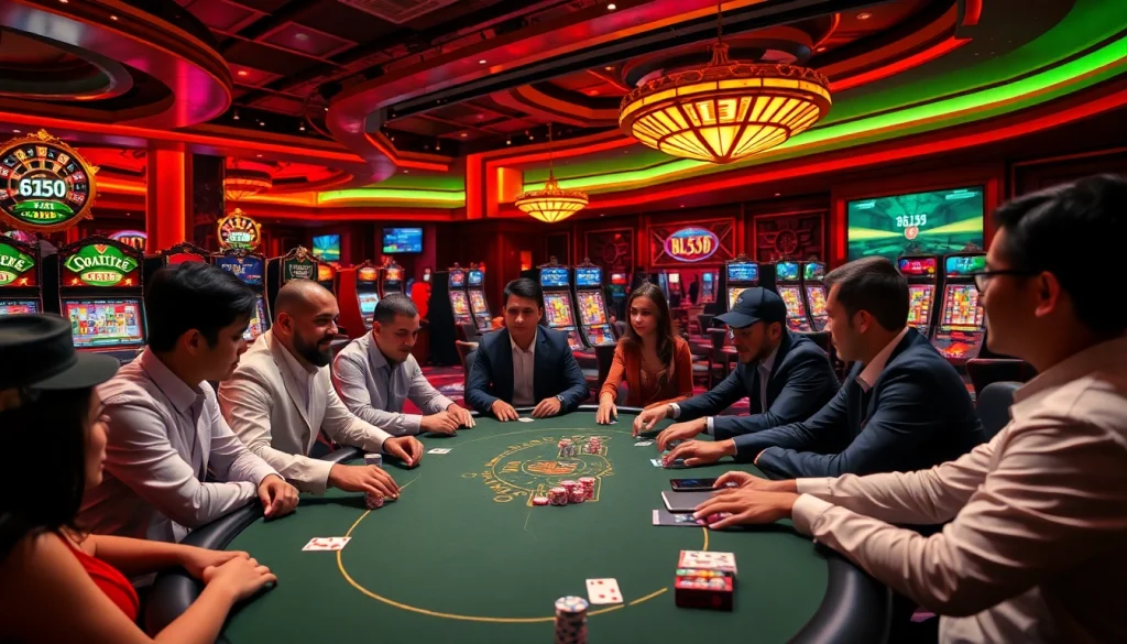 Experience the excitement of online gambling at https://bl-555.io/ with lively poker games and luxury casino elements.