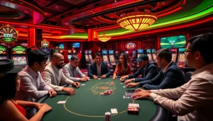 Experience the excitement of online gambling at https://bl-555.io/ with lively poker games and luxury casino elements.