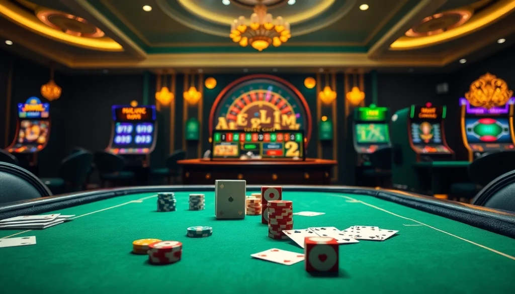 Experience thrill and strategy at the link 789club casino, highlighting vibrant tables and online gaming excitement.