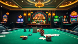 Experience thrill and strategy at the link 789club casino, highlighting vibrant tables and online gaming excitement.