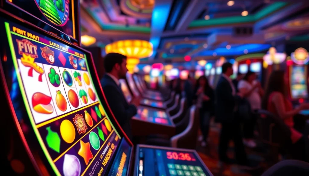 Menangkan slot deposit 1000 dengan mesin slot yang berkilau dan pemain bersemangat.