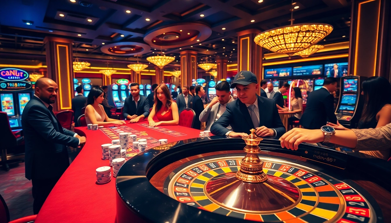 Experience the excitement of RR88 with a lively casino atmosphere featuring vibrant games and engaging players.