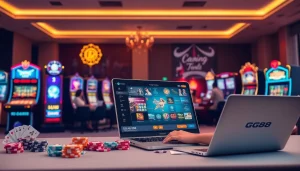 Exciting gaming scene at Trang chủ GG88, showcasing a vibrant casino interface with players enjoying various games.