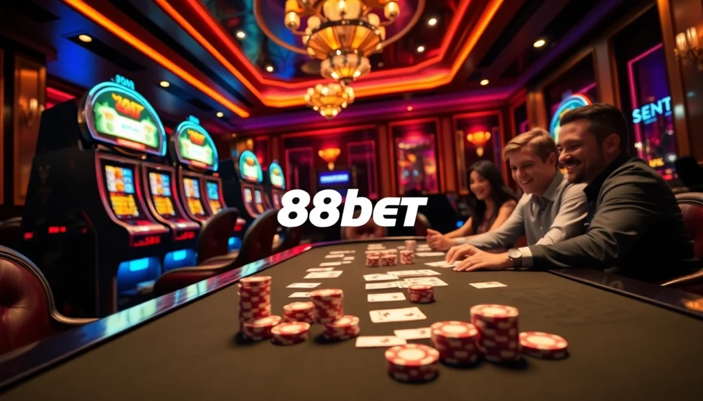 Experience the thrill of winning at 88bet with vibrant casino games and online gambling excitement.