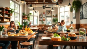 Tawaran lezat dari https://kingarthurcafe.com/menu yang mencakup pastry dan sandwich dalam suasana kafe yang nyaman.