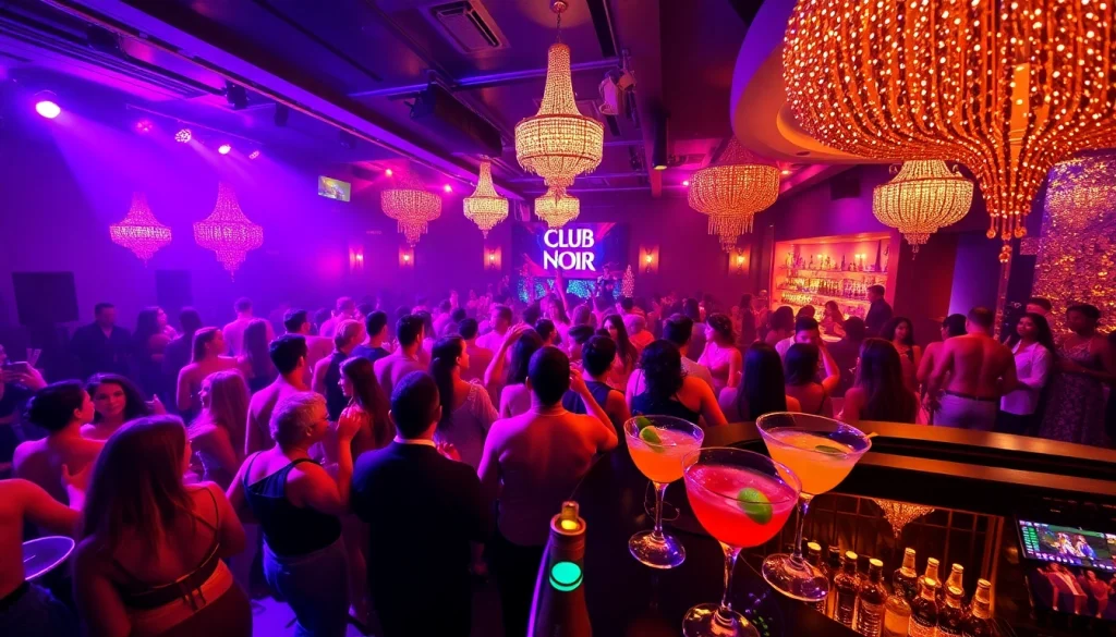 Club sxm's lively nightlife scene with stunning dancers and vibrant atmosphere