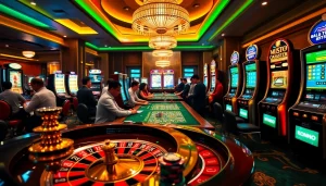 Experience the excitement of toto togel at a luxurious casino with engaging gameplay and vibrant atmosphere.