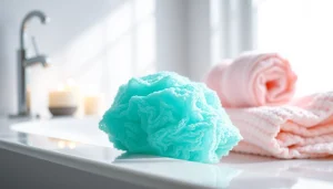 Enhance your bathing experience with the best silicone loofah showcasing rich colors and textures.