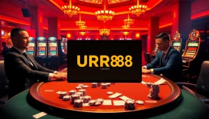 Experience high-stakes gambling thrills at https://urr88.com/ with vibrant casino tables and poker action.