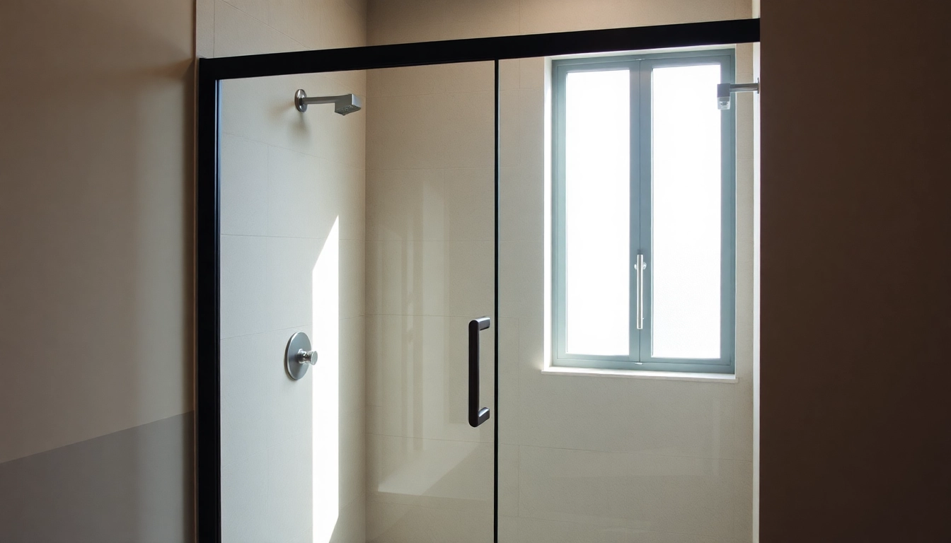 Enhancing Your Space with a Black Shower Sliding Door