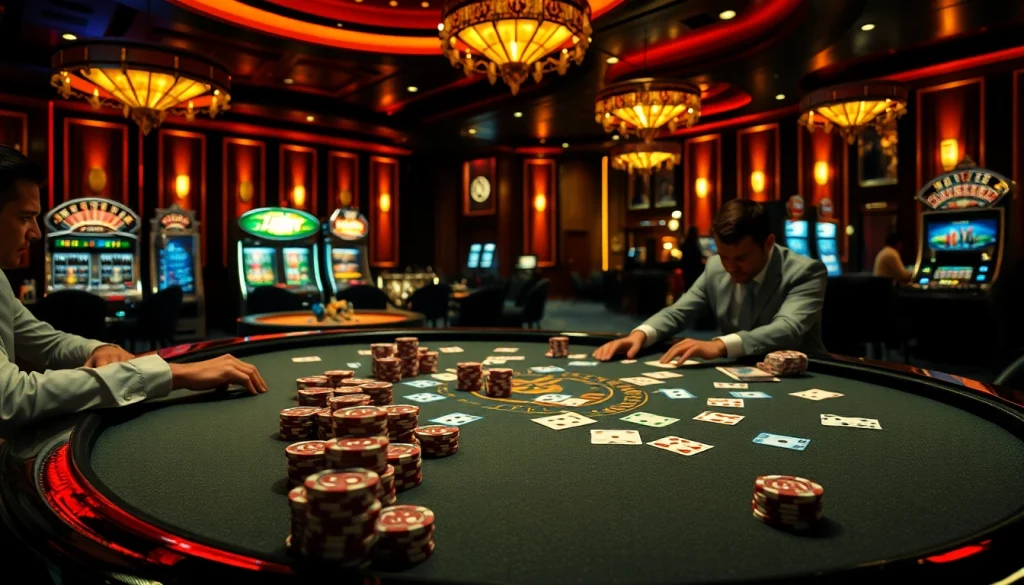 Engage with the hidden wiki at a vibrant casino poker table showcasing excitement and strategy.