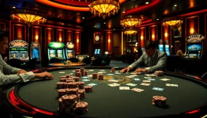 Engage with the hidden wiki at a vibrant casino poker table showcasing excitement and strategy.