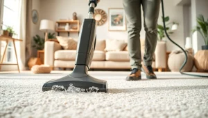 Effectively demonstrating pet odor carpet cleaning in a cozy home environment.