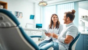 スマイルモア矯正 口コミ in a modern orthodontic clinic environment, showcasing patient consultation.