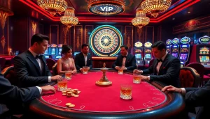 Exclusive gameplay at Clube VIP HHBET with luxurious casino vibes and high roller excitement.