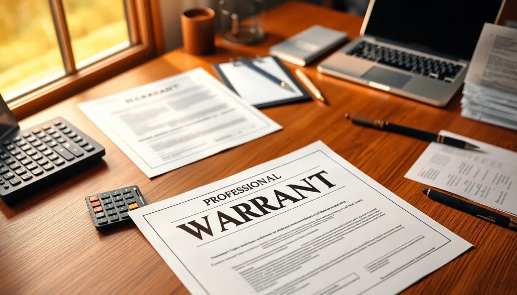 Why choose Pretzel warranty highlighted on an organized desk with warranty documents and business tools.