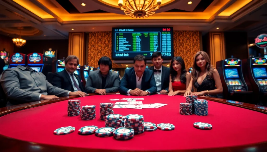 Nikmati sensasi taruhan tinggi di meja poker tautan KIT4D bersama pemain profesional dan chip-chip berwarna-warni.