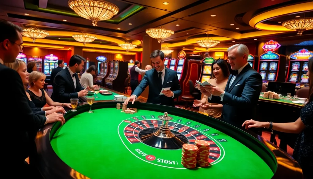 Vivez l'excitation au meilleur casino en ligne avec une roulette vibrante, des jetons de poker et des jeux palpitants.