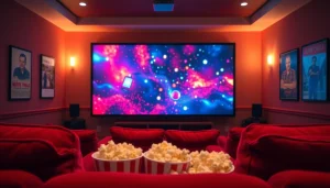 ดูหนังออนไลน์ ในบรรยากาศโรงภาพยนตร์ที่อบอุ่นพร้อมกับขนมขบเคี้ยว.