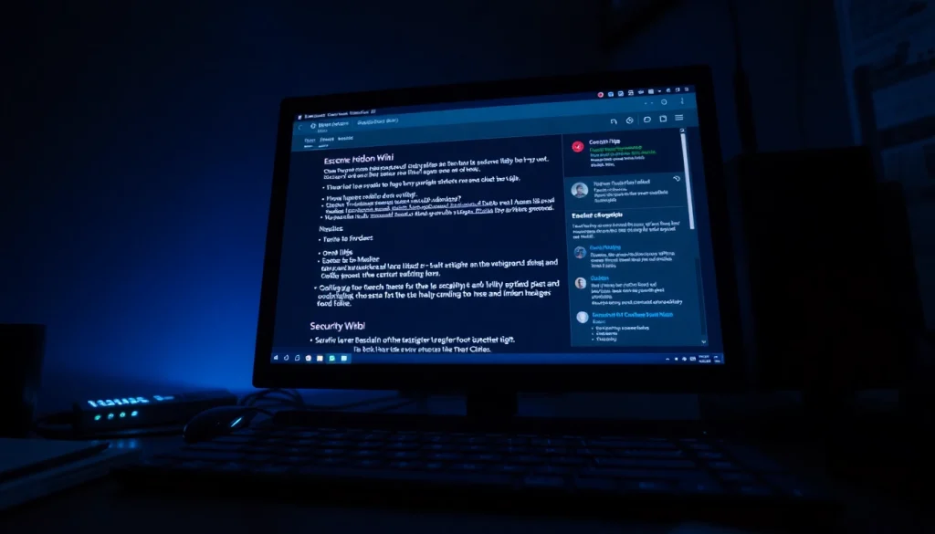 Explore hidden wiki tor links safely on a digital interface showcasing .onion services from the dark web.