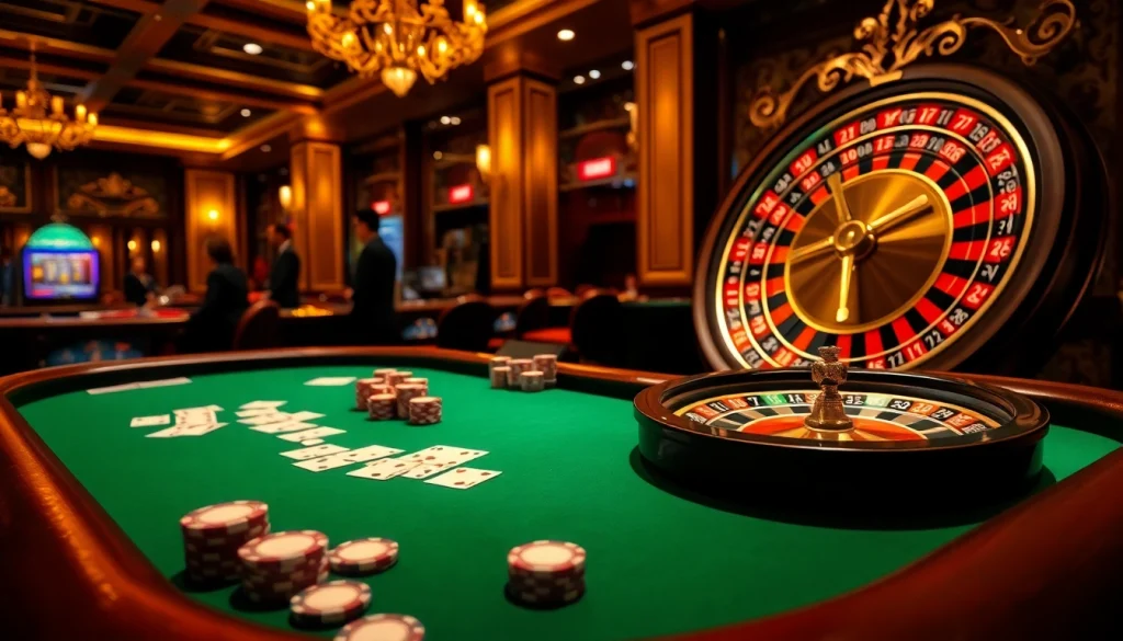 Vivez le frisson du meilleur casino en ligne avec des tables de poker et de roulette luxueuses.