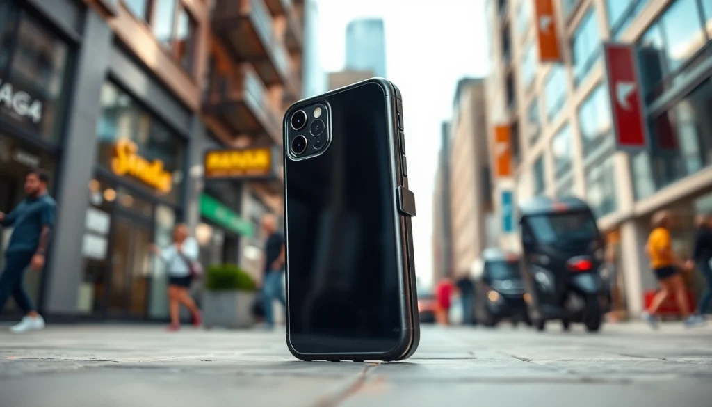 Praktische abschließbare Handytasche für sicheren Schutz und stilvolles Design.